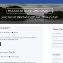 Musings of a Life-Long Learner